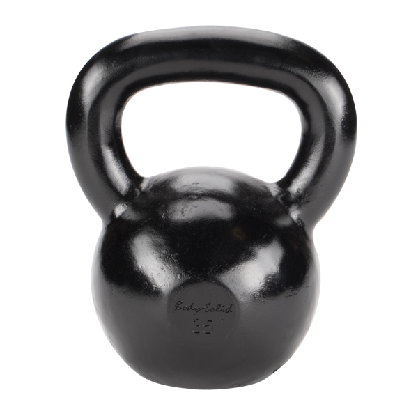 Body Solid Cast Iron Black Kettle Bell - KB