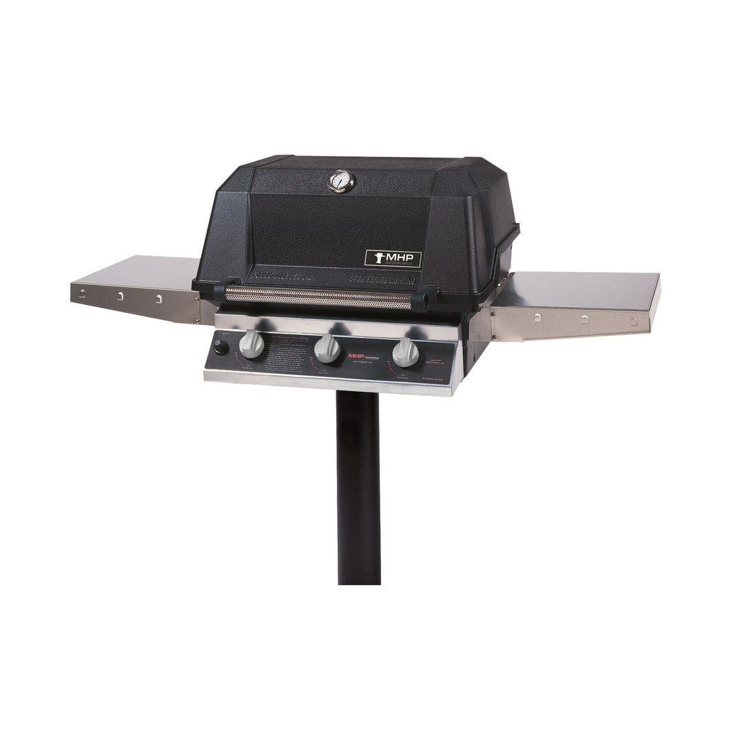 MHP Grills - W3G Tri-Burn on In-Ground Post