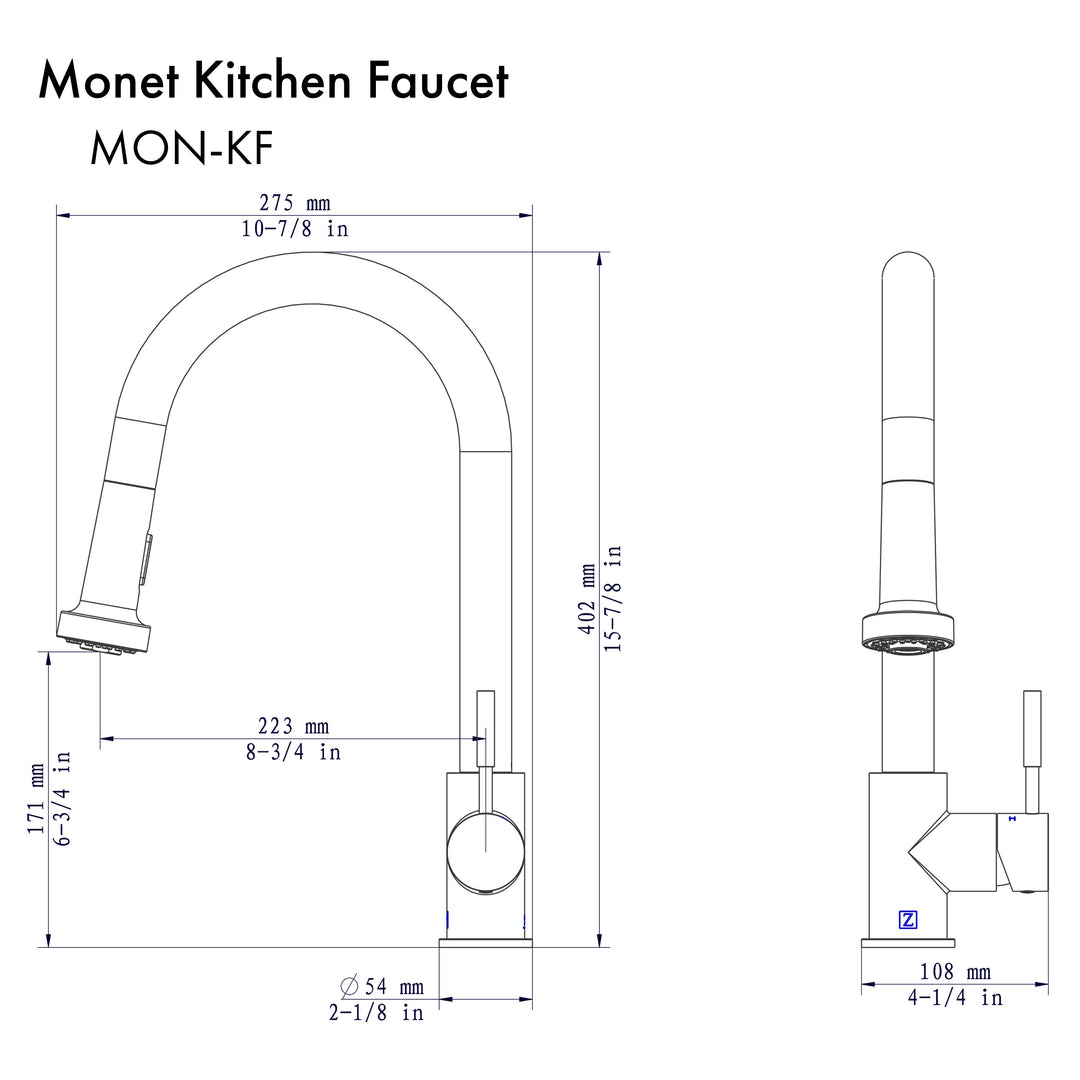 ZLINE Monet Kitchen Faucet (MON-KF)