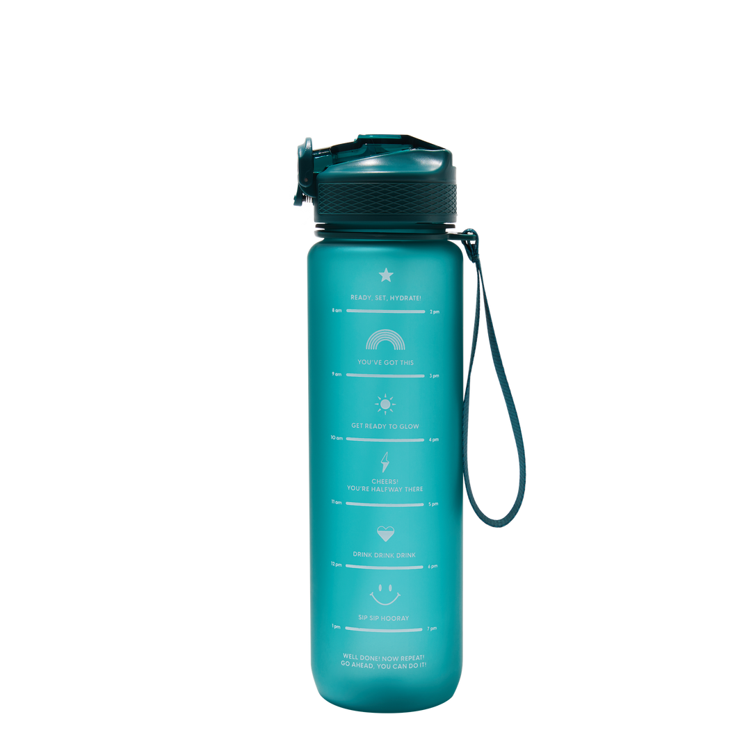POPSUGAR 32oz Motivational Water Bottle