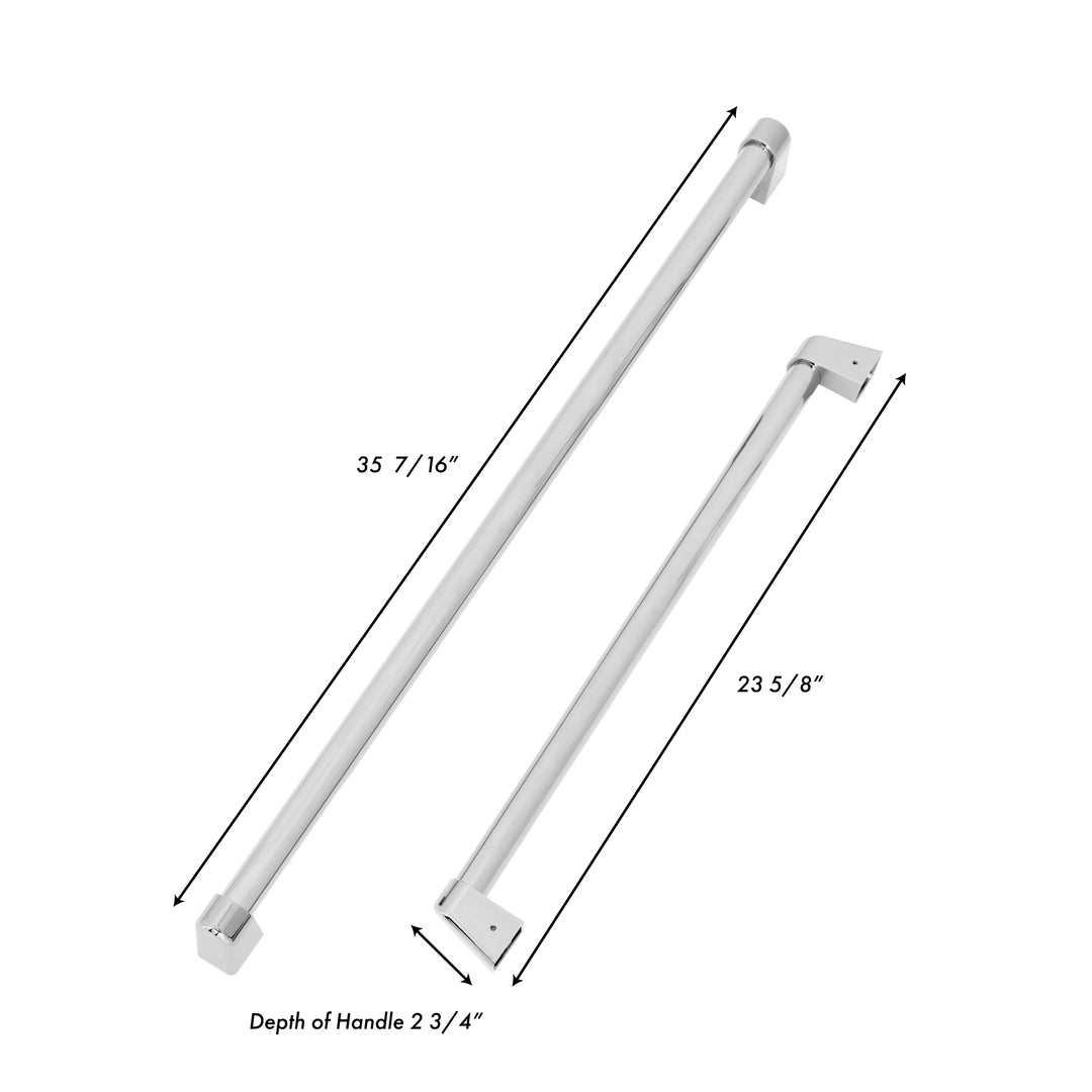 Panels & Handles Only- ZLINE 30 in. Refrigerator Panels in Stainless Steel for a 30 in. Buit-in Refrigerator (RPBIV-304-30)