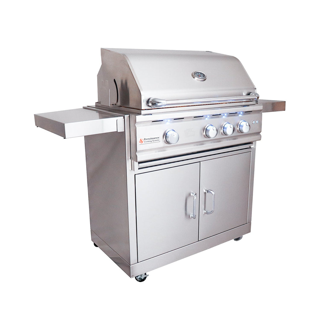 RCS Gas Grills - 30" Cutlass Pro Freestanding Grill - RON30A CK