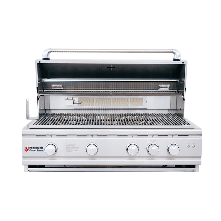 RCS Gas Grills - 38" Cutlass Pro Built-In Grill w/ Window - RON38AW