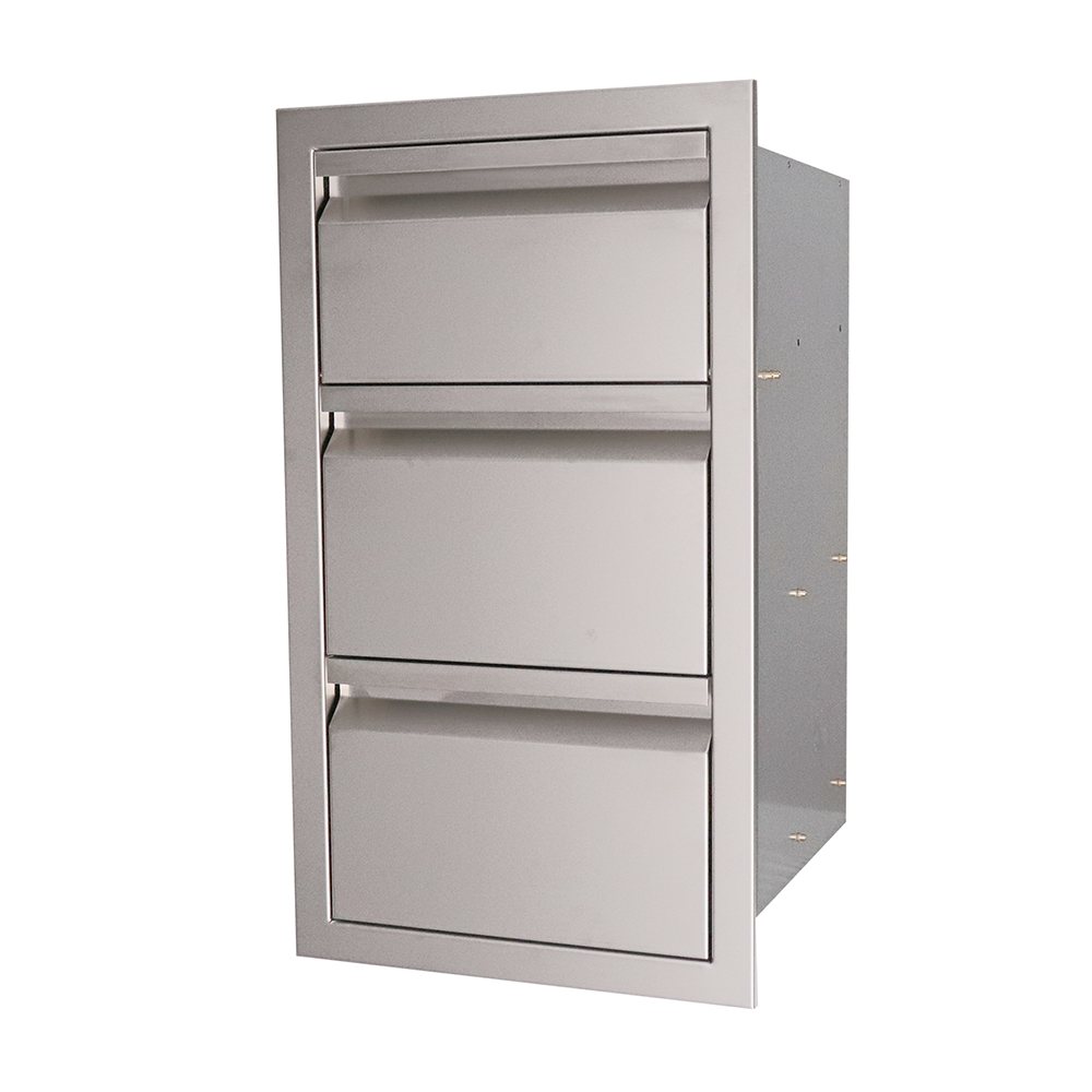 RCS Gas Grills - Double Drawer & Paper Towel Holder - VTHC1