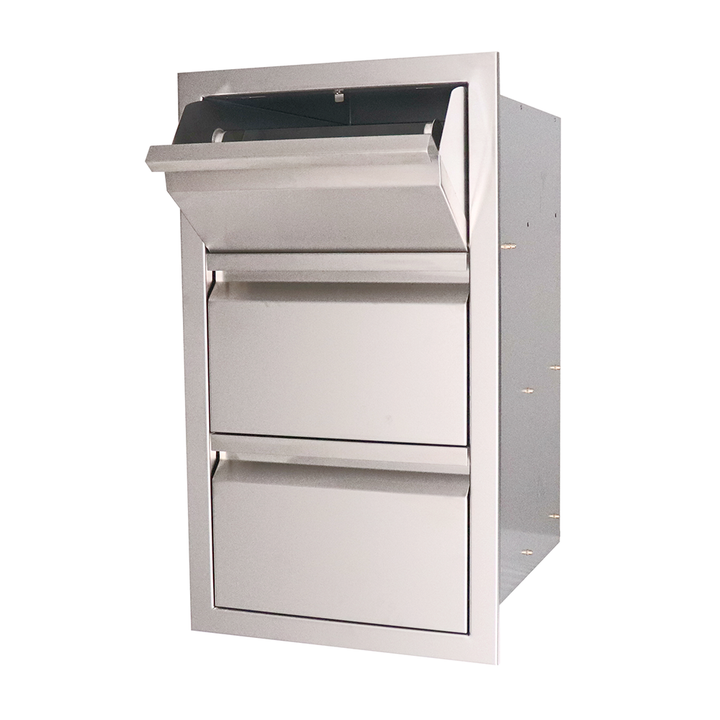 RCS Gas Grills - Double Drawer & Paper Towel Holder - VTHC1