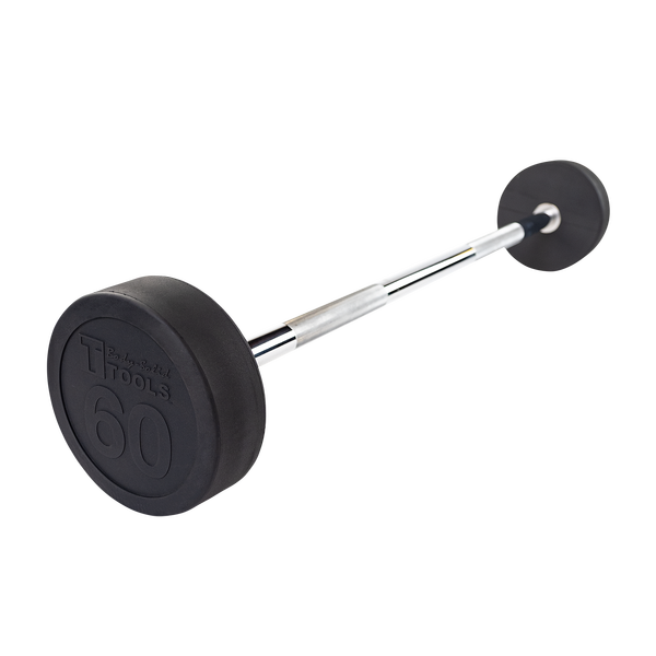 Body Solid Rubber Coated Fixed Straight Barbell