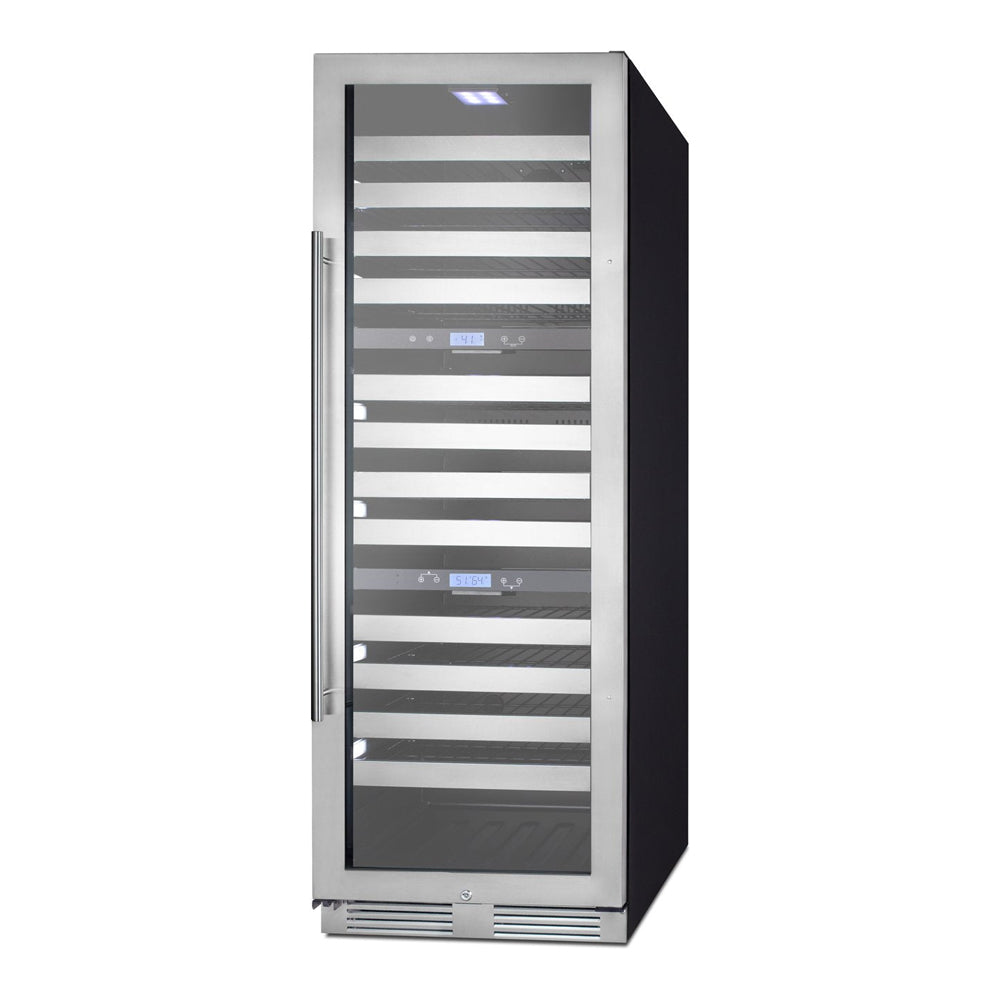 SUMMIT 24" Wide Triple Zone Wine Cellar