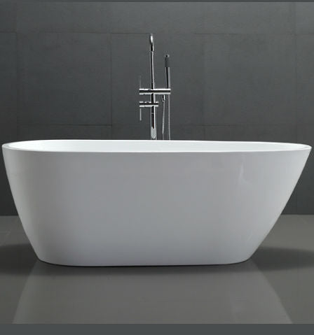 Legion Furniture WE6515 Series 68” White Acrylic Egg Shaped Bath Tub