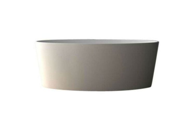 Legion Furniture WJ8617 Series 63” Matt White Solid Surface Bath Tub