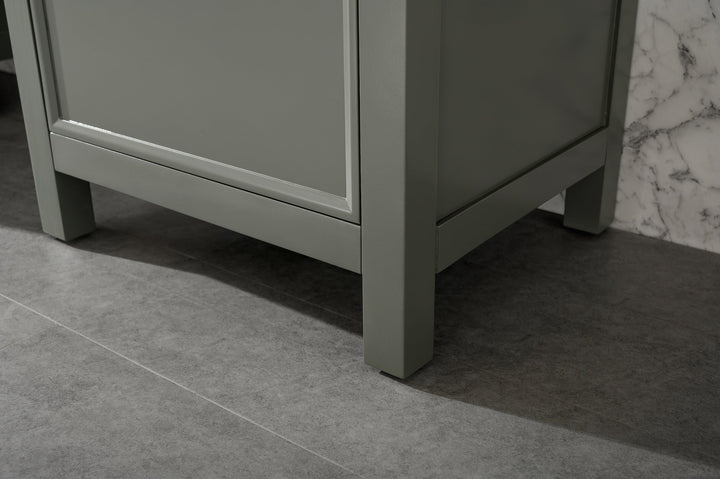 Legion Furniture WLF2121 Series 21" Linen Cabinet in Pewter Green