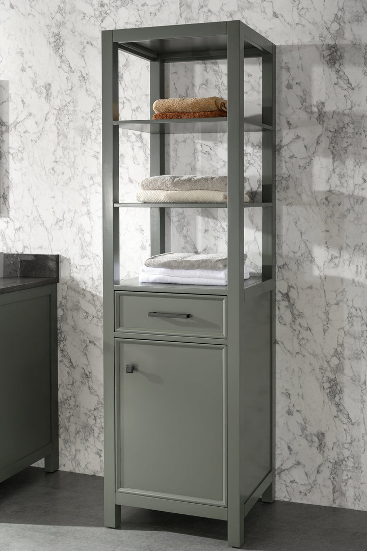 Legion Furniture WLF2121 Series 21" Linen Cabinet in Pewter Green