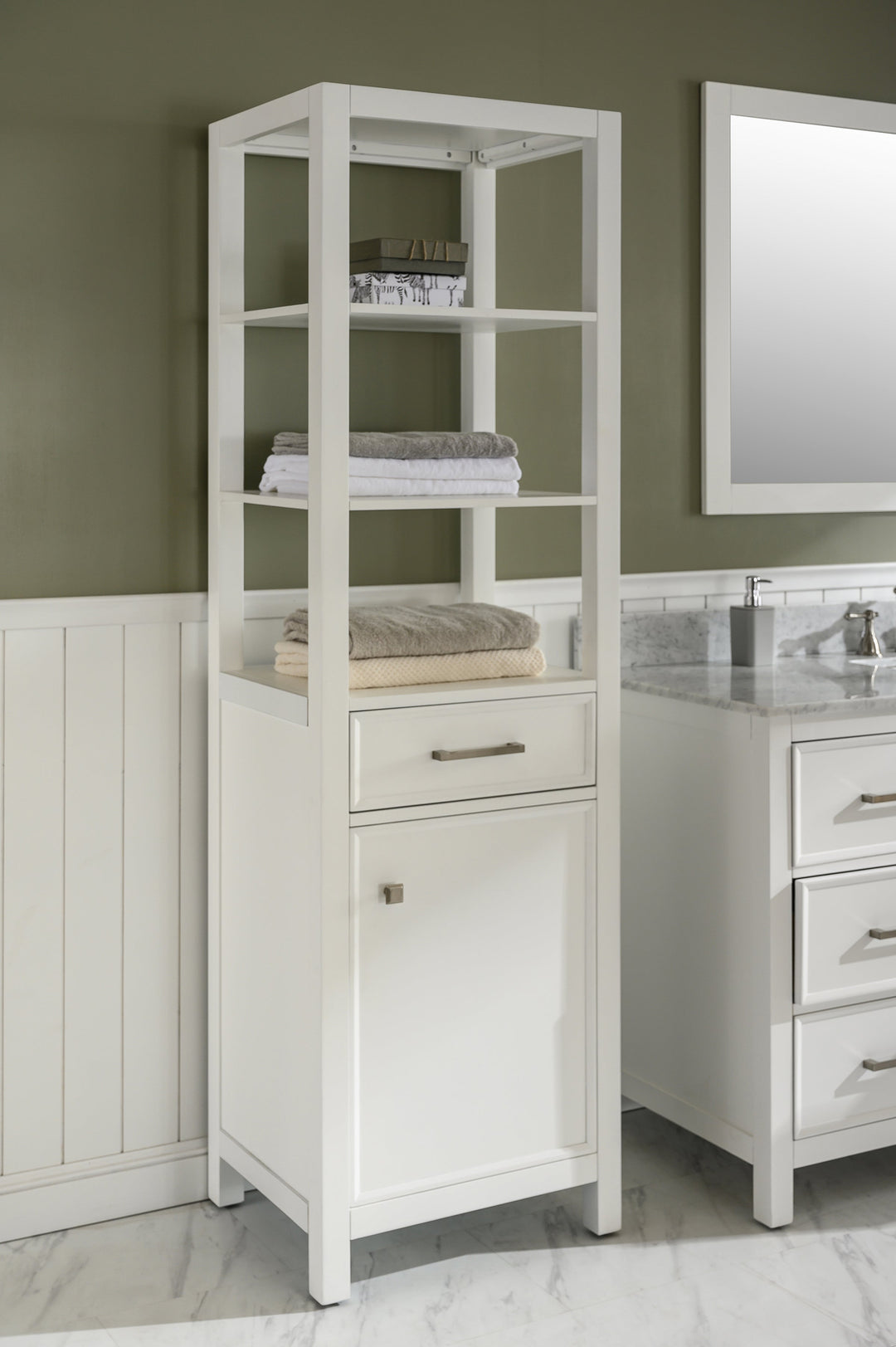 Legion Furniture WLF2121 Series 21" Linen Cabinet in White