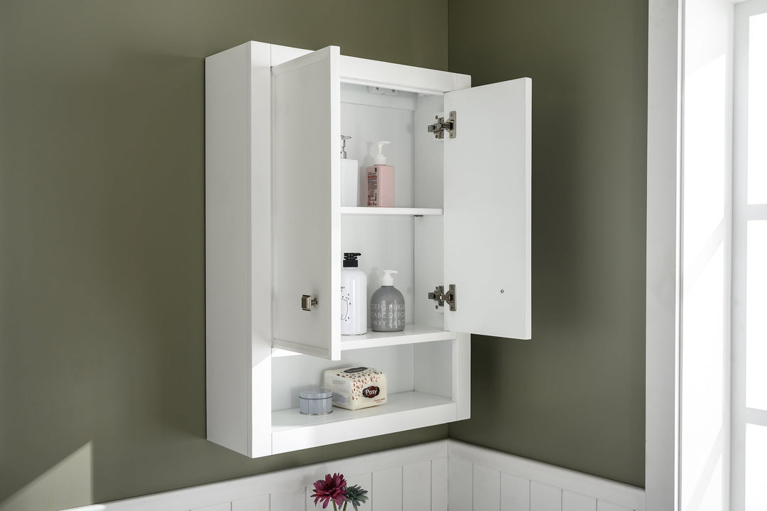 Legion Furniture WLF2124 Series 24" Toilet Topper Cabinet in White
