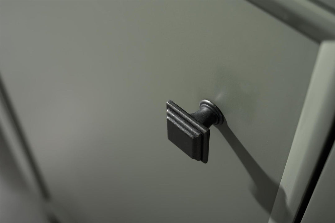 Legion Furniture WLF2154 Series 54” Double Sink Vanity in Pewter Green with Blue Limestone Top