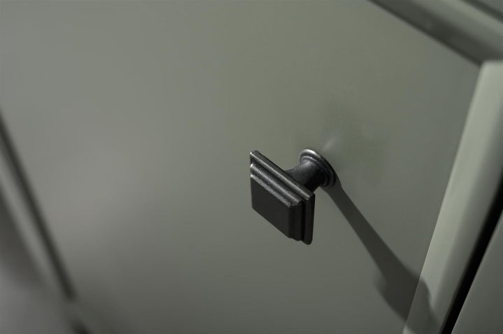 Legion Furniture WLF2154 Series 54” Double Sink Vanity in Pewter Green with Blue Limestone Top