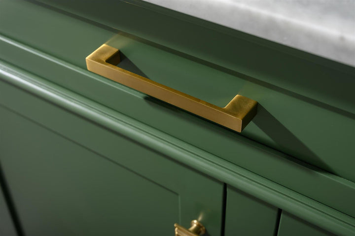 Legion Furniture WLF2236 Series 36” Single Sink Vanity in Vogue Green with Carrara Marble White Top