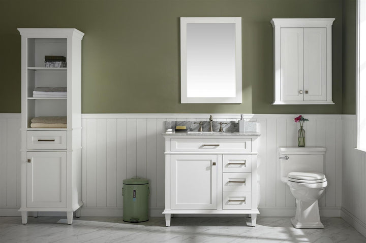 Legion Furniture WLF2436 Series 24” x 36” Wood Mirror