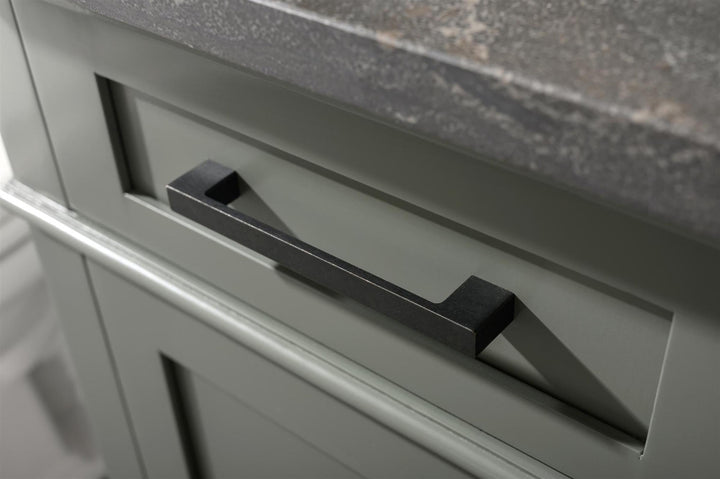 Legion Furniture WLF2254 Series 54” Double Sink Vanity in Pewter Green with Blue Limestone Top