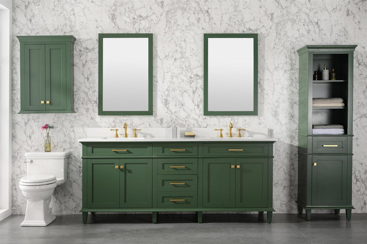 Legion Furniture WLF2436 Series 24” x 36” Wood Mirror in Vogue Green