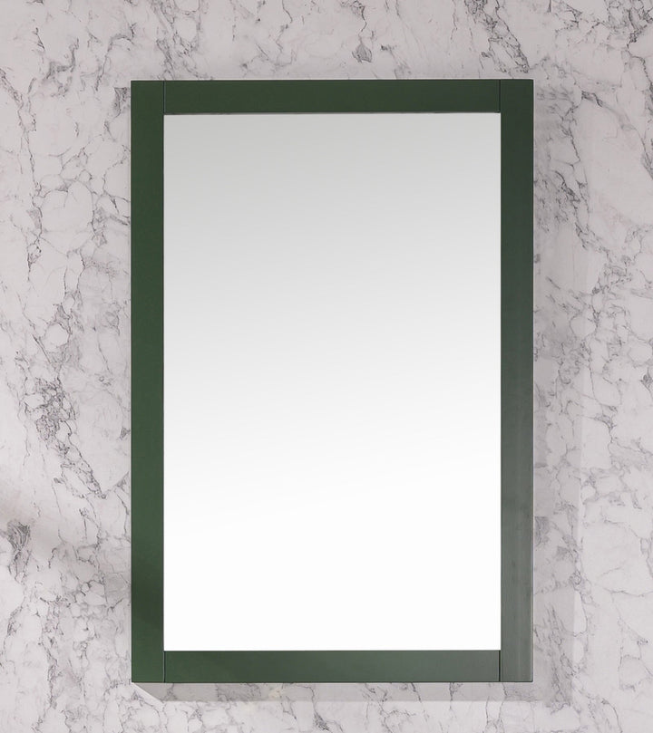 Legion Furniture WLF2436 Series 24” x 36” Wood Mirror in Vogue Green