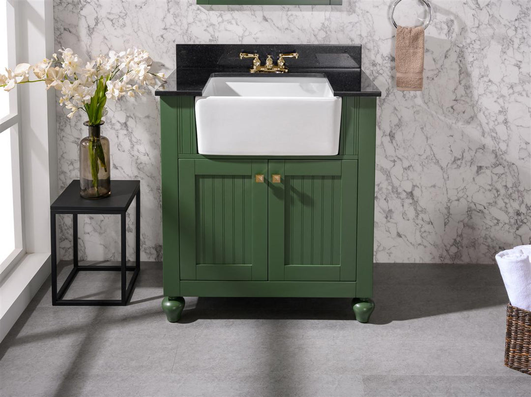 Legion Furniture WLF6022 Series 30” Single Sink Vanity in Vogue Green