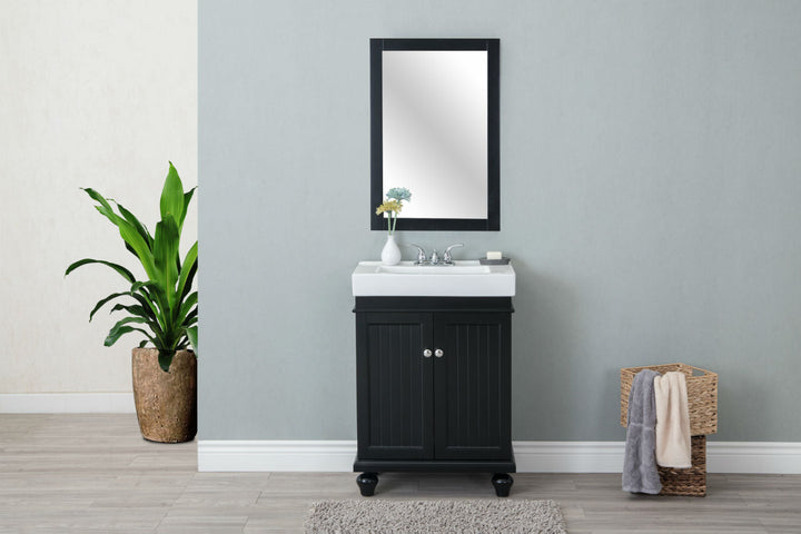 Legion Furniture WLF6028 Series 20” x 30” Mirror in Espresso