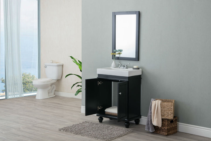 Legion Furniture WLF6028 Series 20” x 30” Mirror in Espresso
