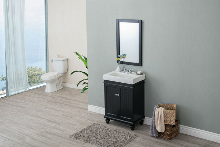 Legion Furniture WLF6028 Series 20” x 30” Mirror in Espresso