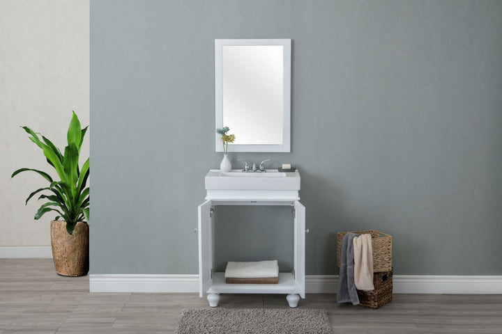 Legion Furniture WLF6028 Series 24" Single Sink Vanity in White