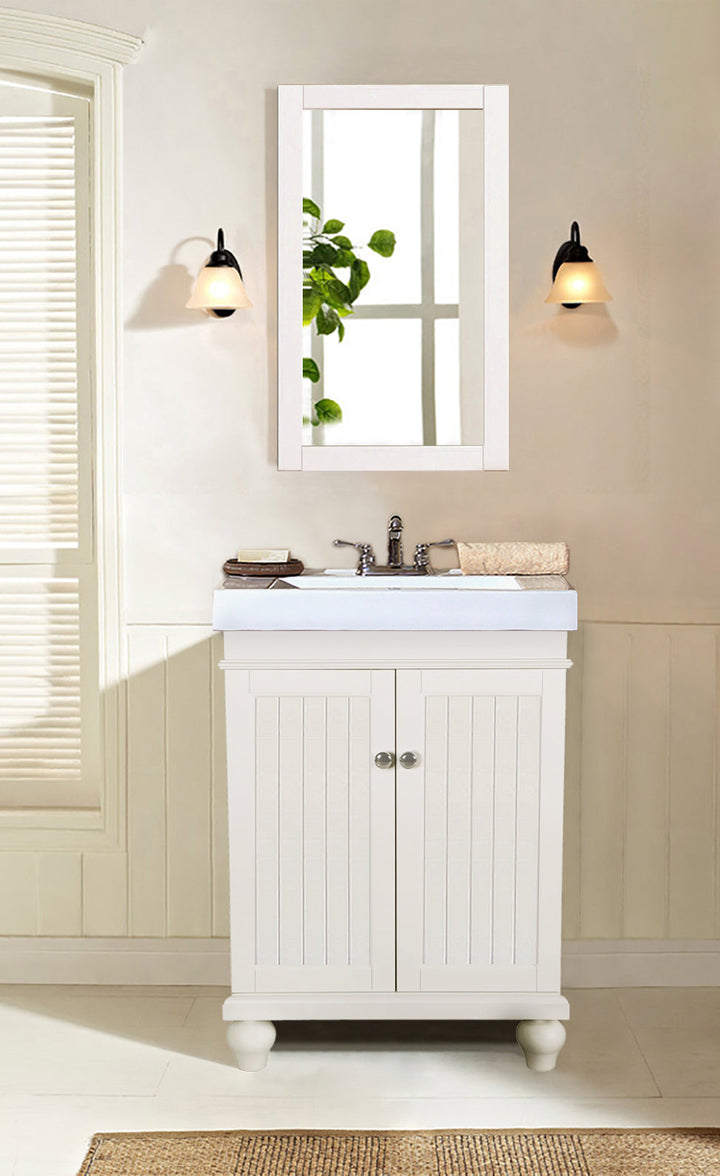 Legion Furniture WLF6028 Series 24" Single Sink Vanity in White