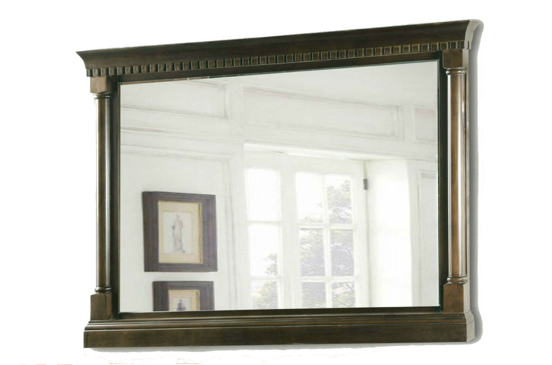 Legion Furniture WLF6036 Series 48” x 32” Mirror in Antique Coffee