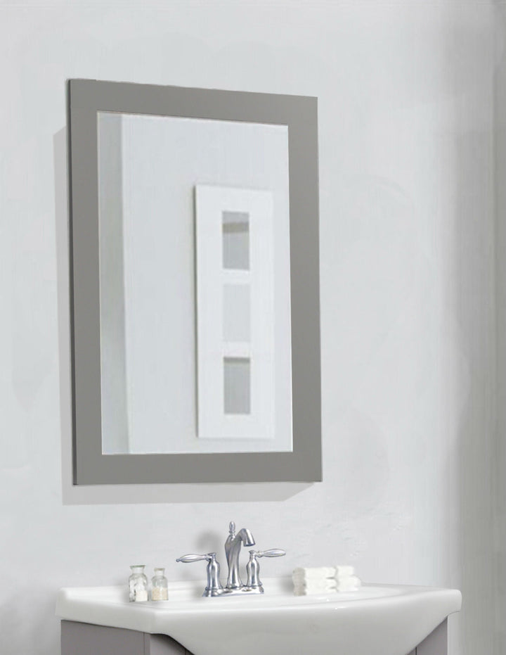 Legion Furniture WLF6042 Series 20” x 30” Mirror in Gray