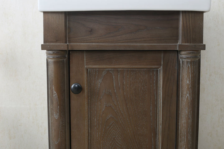 Legion Furniture WLF7021 Series 18” Single Sink Vanity in Weathered Gray