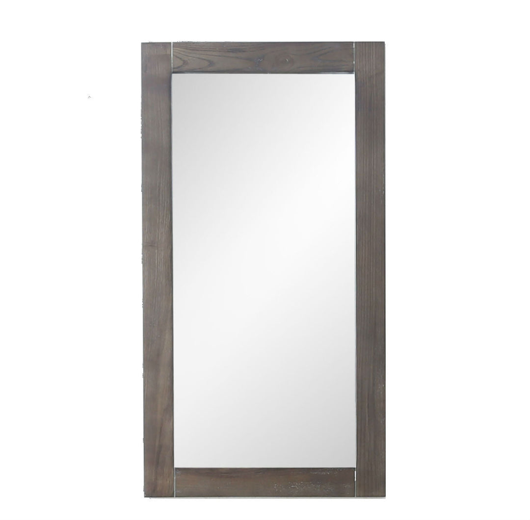 Legion Furniture WLF7021 Series 16” x 32” Mirror in Weathered Gray