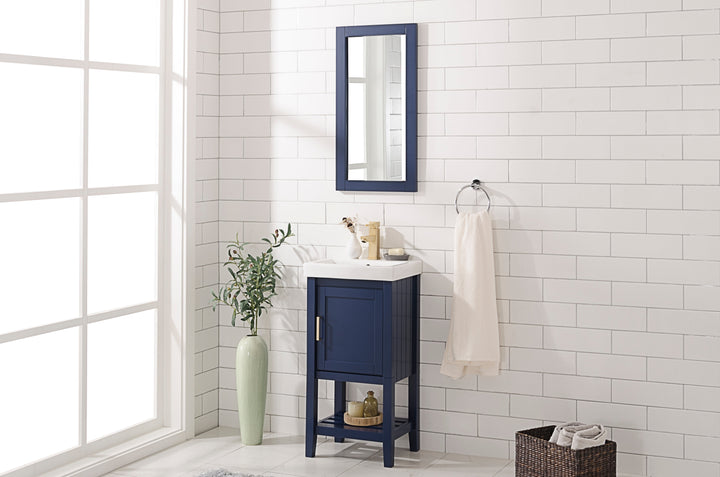 Legion Furniture 18" Blue Sink Vanity - WLF9018-B