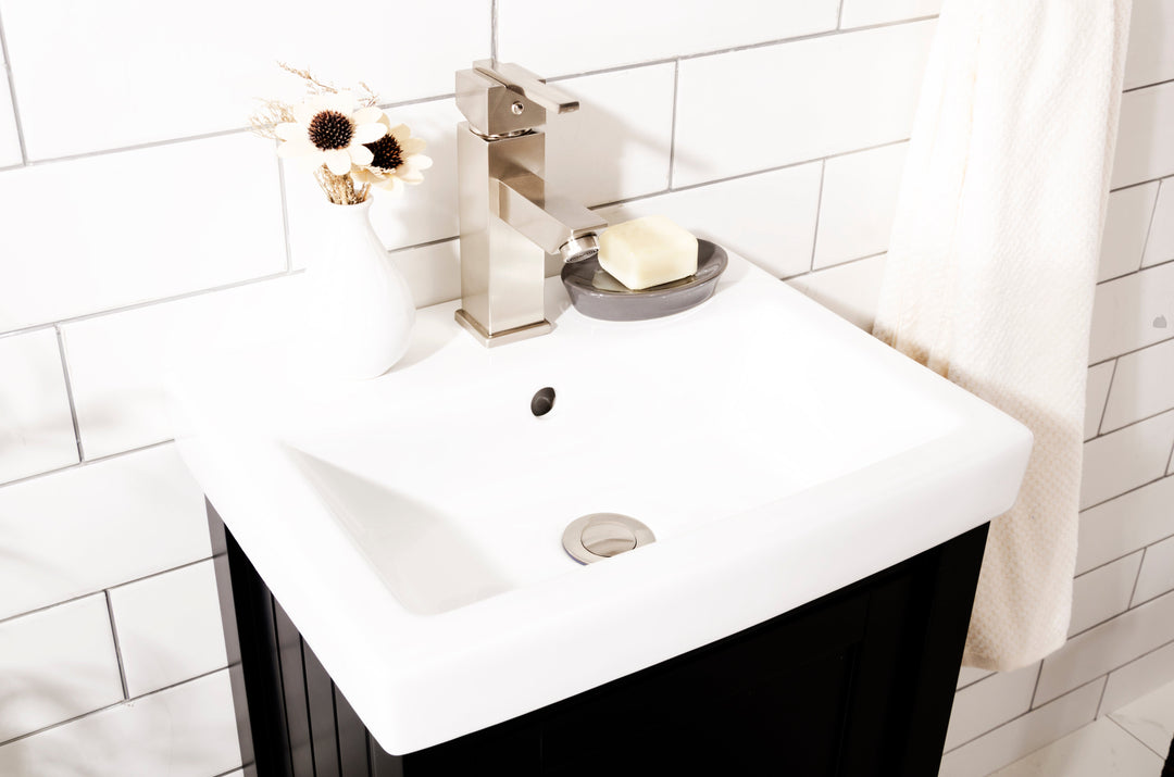 Legion Furniture WLF9018 Series 18” Single Sink Vanity in Espresso