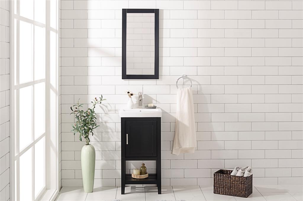 Legion Furniture WLF9018 Series 18” Single Sink Vanity in Espresso