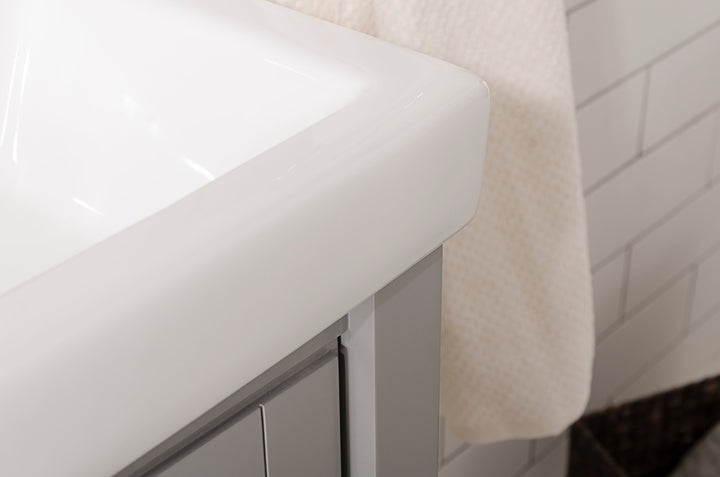 Legion Furniture WLF9018 Series 18” Single Sink Vanity in Gray