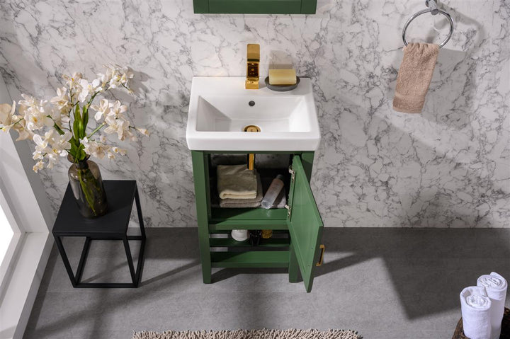 Legion Furniture 18" Vogue Green Sink Vanity - WLF9018-VG