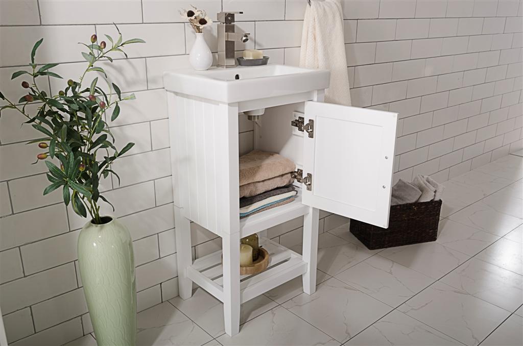 Legion Furniture 18" White Sink Vanity - WLF9018-W