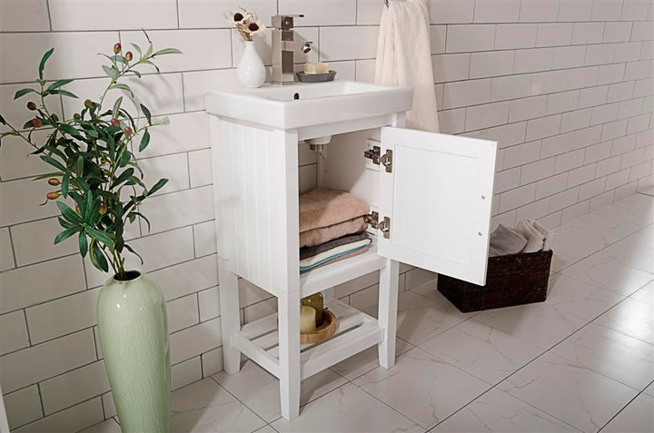 Legion Furniture 18" White Sink Vanity - WLF9018-W