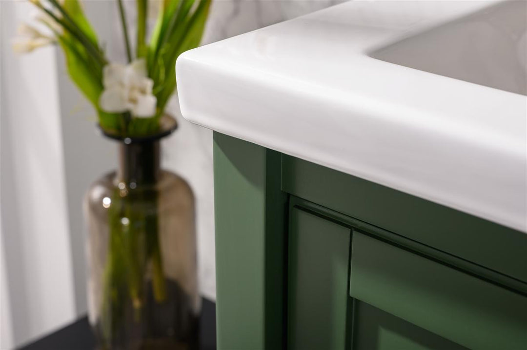 Legion Furniture WLF9024 Series KD 24” Single Sink Vanity in Vogue Green
