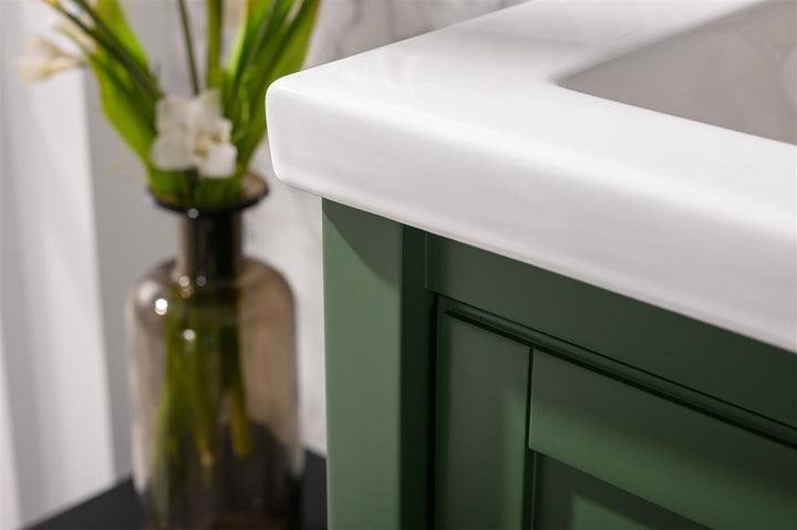 Legion Furniture WLF9024 Series KD 24” Single Sink Vanity in Vogue Green