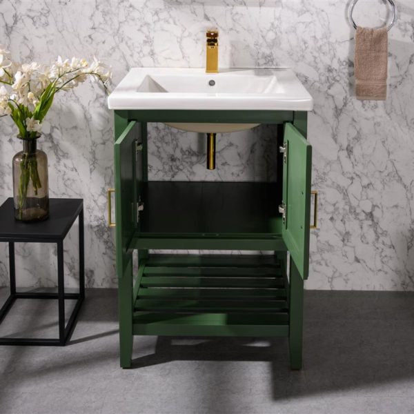 Legion Furniture 24" Kd Vogue Green Sink Vanity - WLF9024-VG
