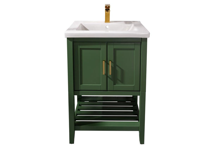 Legion Furniture WLF9024 Series KD 24” Single Sink Vanity in Vogue Green