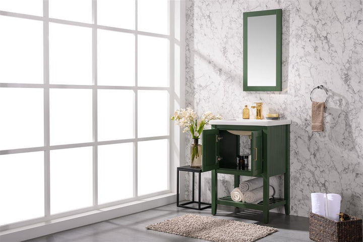 Legion Furniture WLF9024 Series KD 24” Single Sink Vanity in Vogue Green