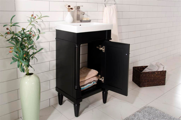 Legion Furniture WLF9218 Series 18" Single Sink Vanity in Espresso