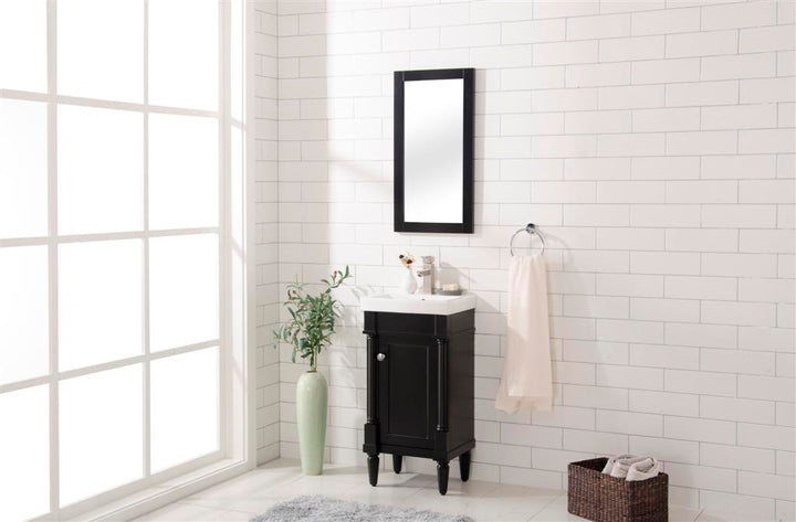 Legion Furniture WLF9218 Series 18" Single Sink Vanity in Espresso