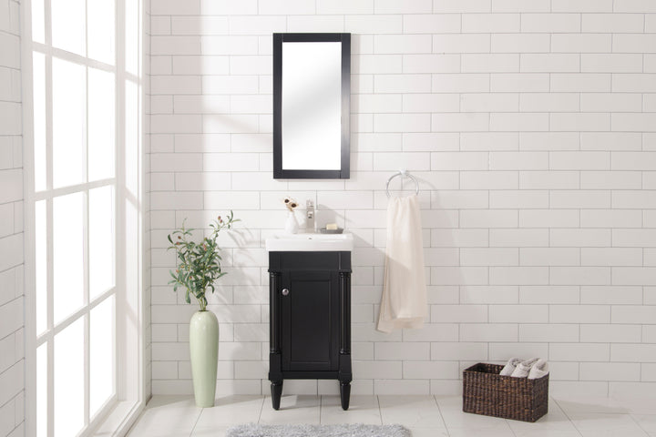 Legion Furniture WLF9218 Series 18" Single Sink Vanity in Espresso