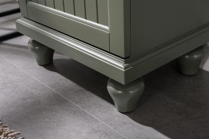 Legion Furniture WLF9318 Series 18" Single Sink Vanity in Pewter Green